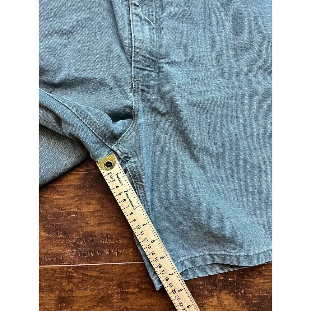 Carhartt Mens Carpenter Canvas Work Shorts Gray Size 44